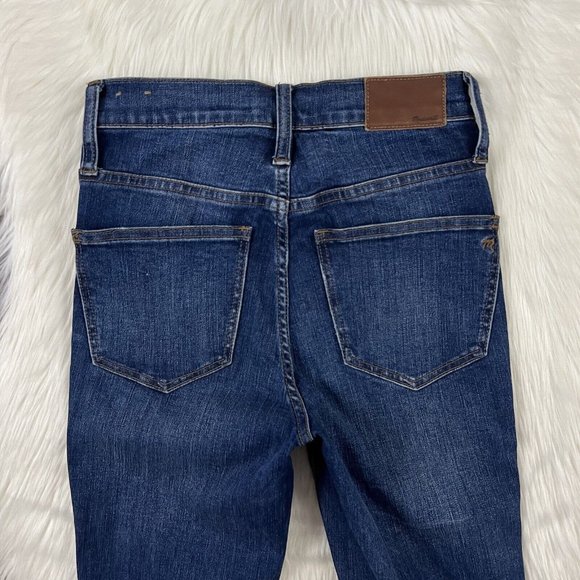 Madewell Women's Size 24 Exposed Button 10” High Rise Skinny Denim Jeans‎ H6319 - Picture 8 of 9